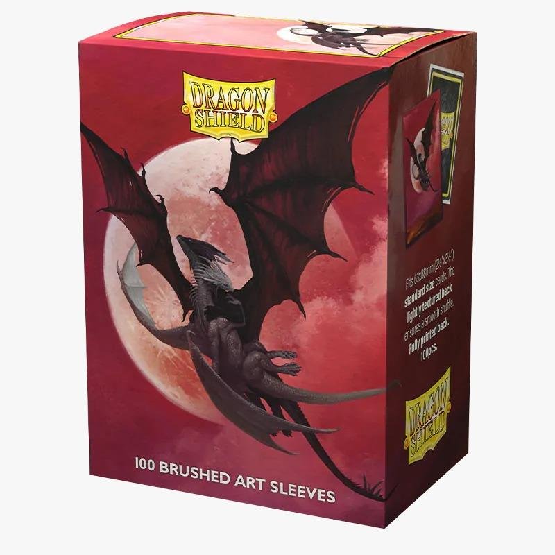 Dragon Shield Brushed Art Sleeves Valentines 2024 (100 sleeves